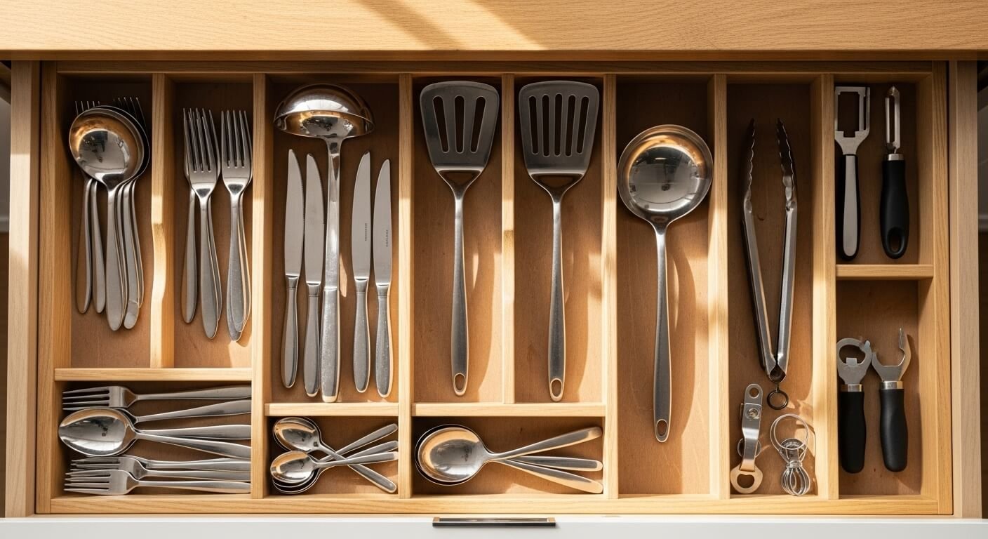 How to Organize Kitchen Drawers for Maximum Efficiency While Cooking
