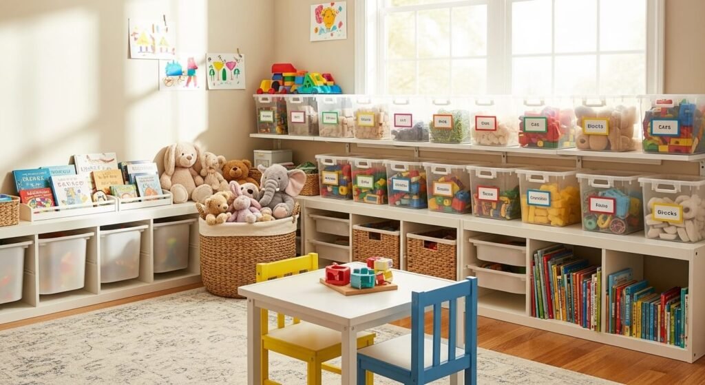 How to Organize Toys So Kids Can Clean Up By Themselves