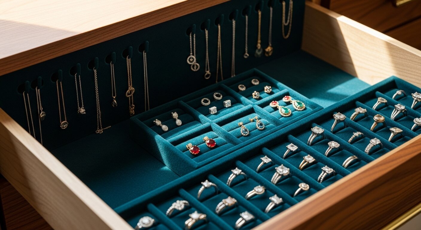 How to Organize Jewelry to Prevent Tangles and Find Pieces Fast
