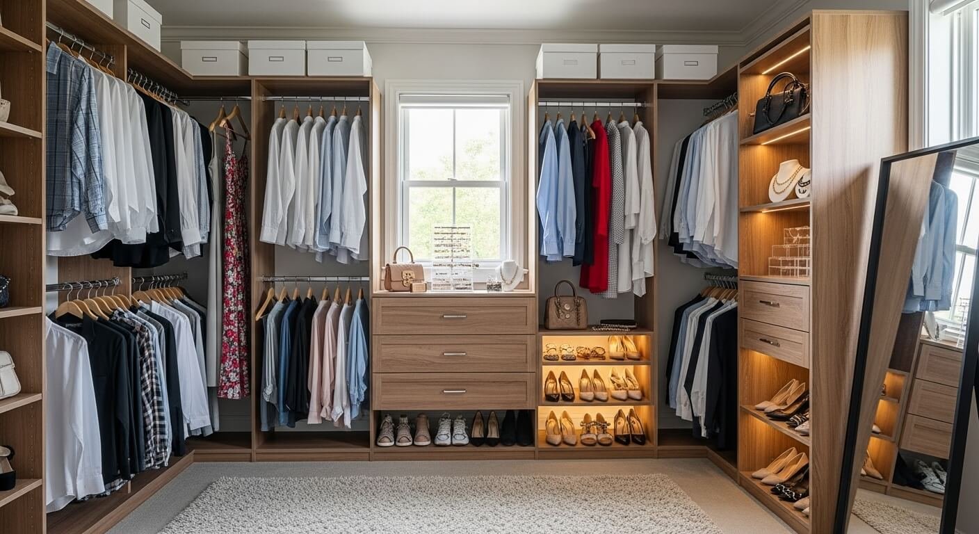 How to Install Closet Rods at the Perfect Height for Your Wardrobe