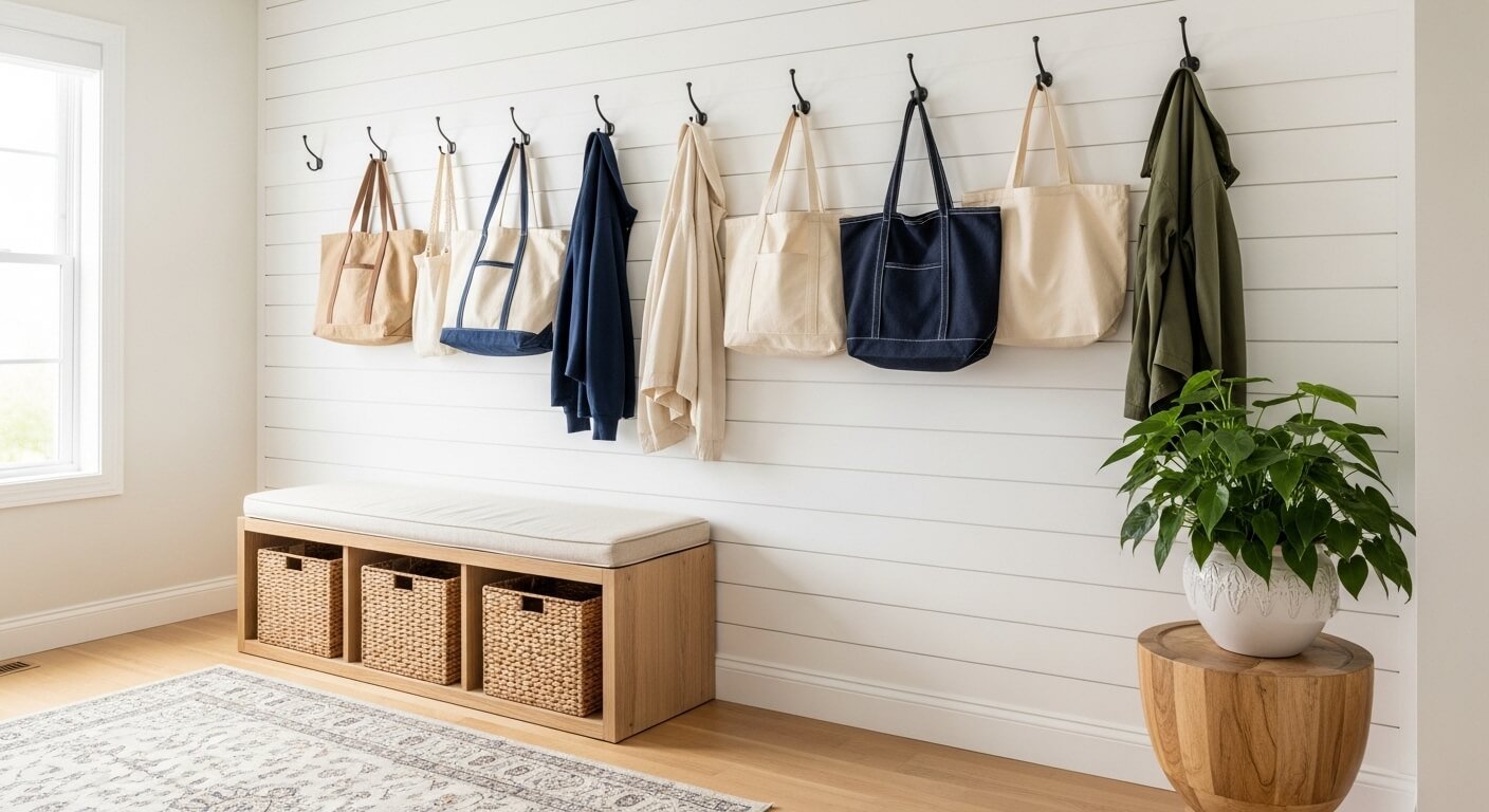 How to Build a Mudroom in Any Entryway With Simple DIY Projects