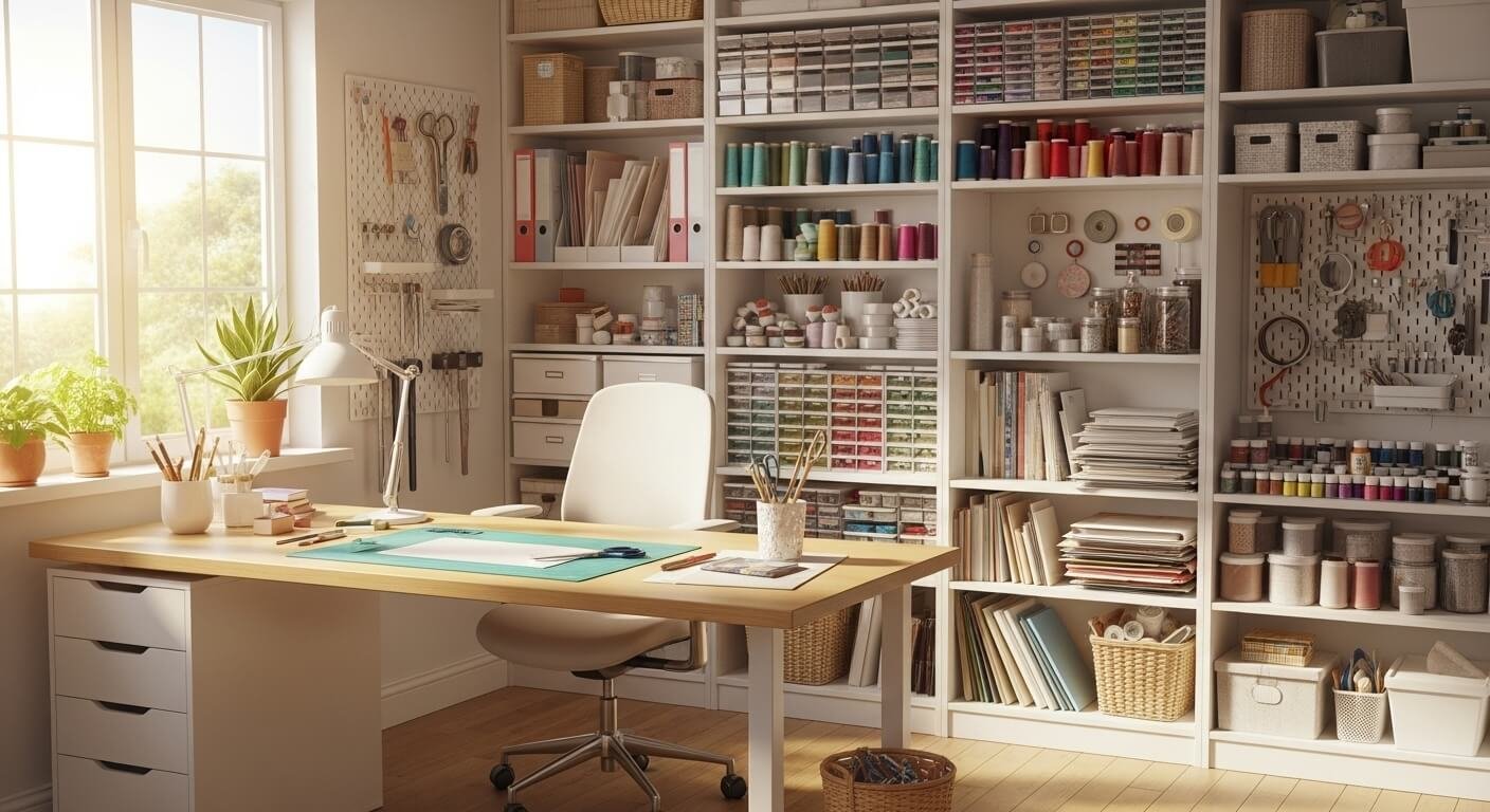 How to Organize Craft Supplies So You’ll Actually Use Them