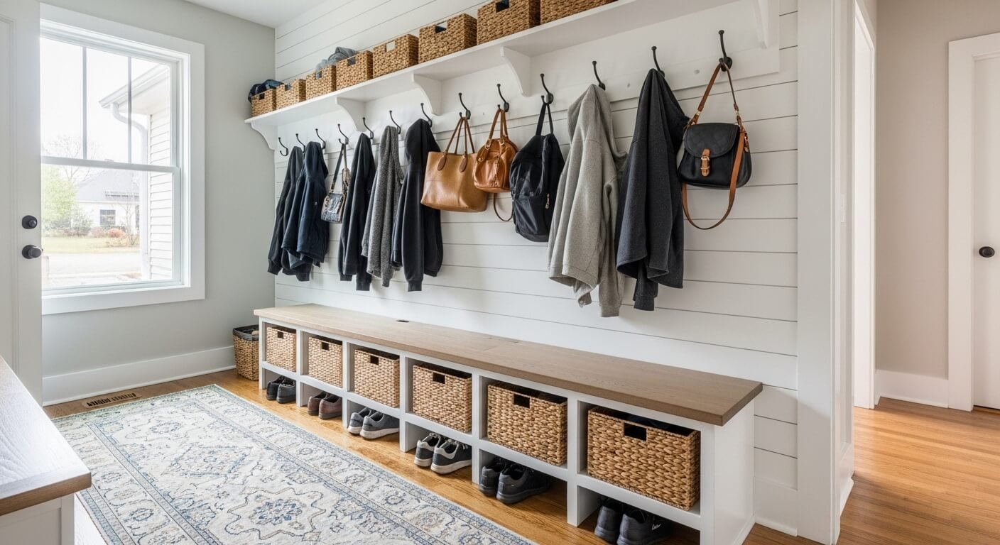 25 Practical Mudroom Storage Ideas That Welcome You Home