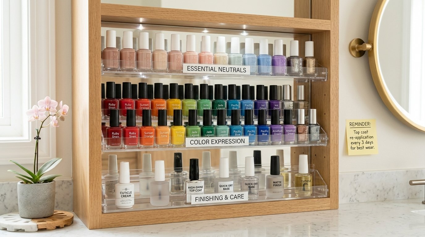 How to Organize Nail Polish Collection Like a Professional Salon