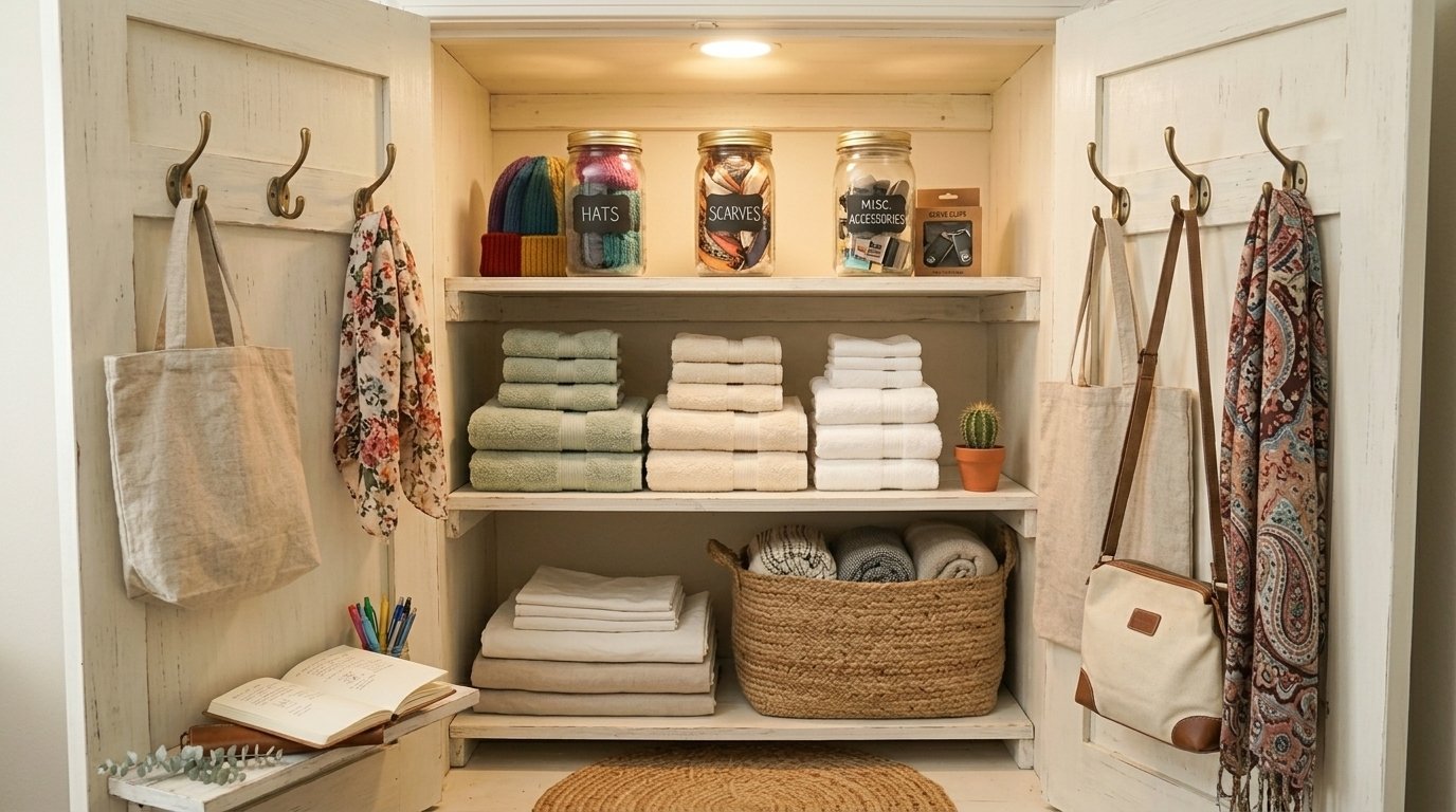 How to Organize Hall Closet When You Have Very Limited Space