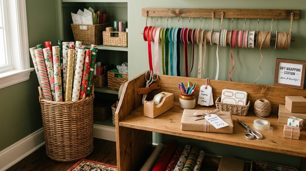 How to Organize Wrapping Paper So It Never Gets Crumpled Again