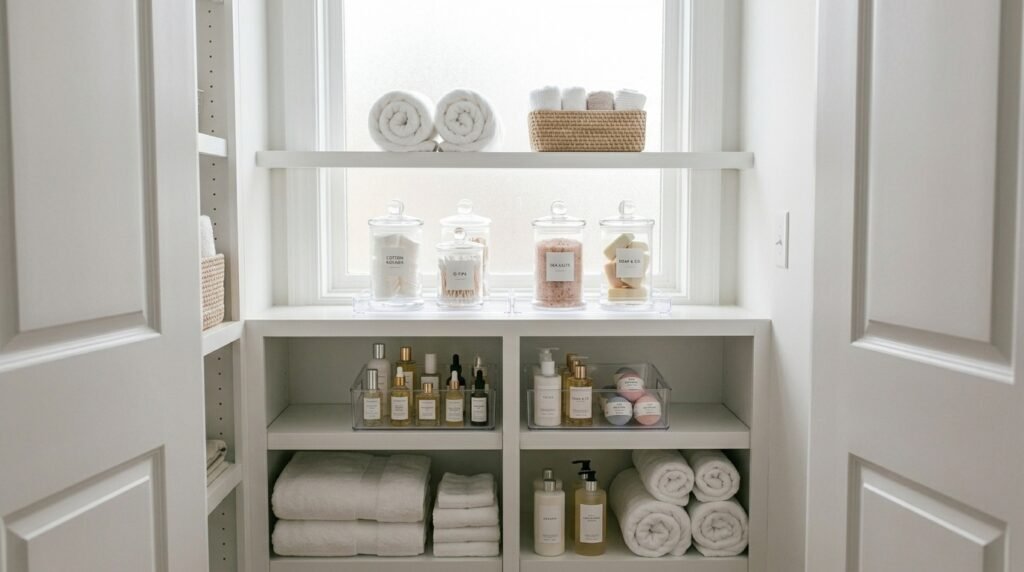 How to Organize Bathroom Cabinets for Spa-Like Serenity Every Day