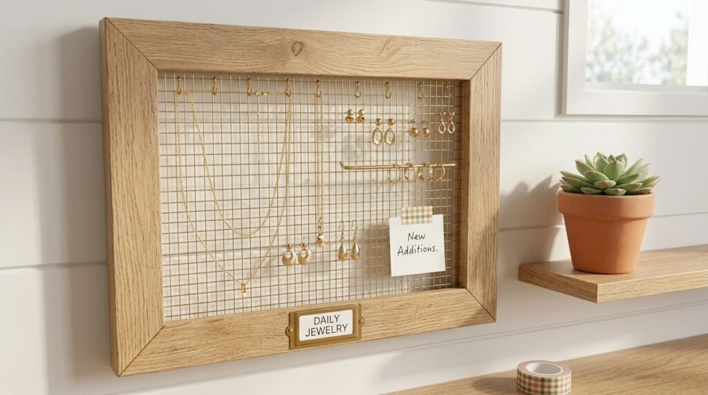 How to Make Jewelry Holder From Picture Frames You Already Have