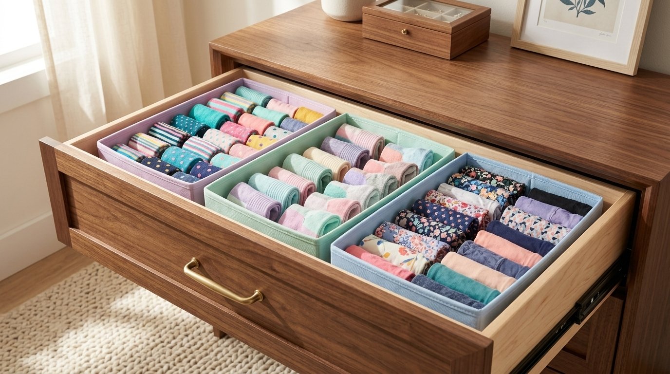 How to Organize Socks and Underwear Using the KonMari Folding Method