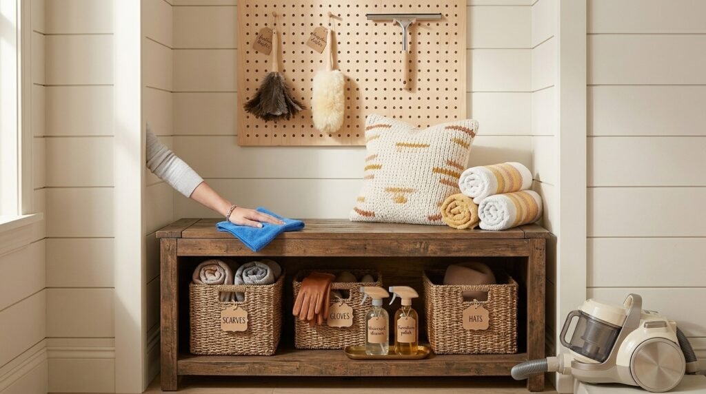 How to Build a Storage Bench for Entryway With Hidden Compartments