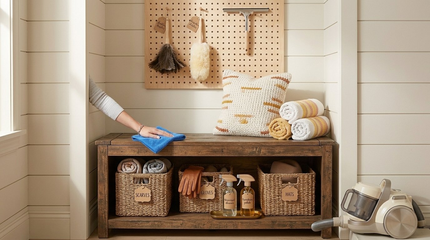 How to Build a Storage Bench for Entryway With Hidden Compartments