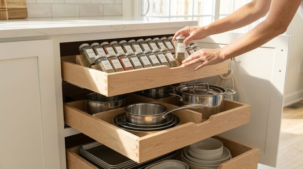 How to Build Pull-Out Drawers for Cabinets Using Basic Tools