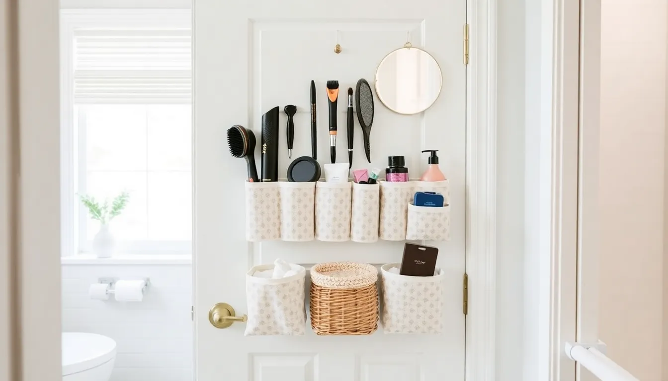 How to Make Over the Door Organizer for Bathrooms and Closets