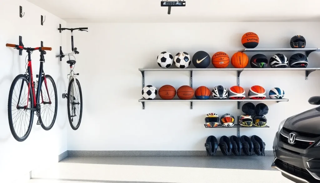 How to Organize Sports Equipment in Garage Without Tripping Hazards