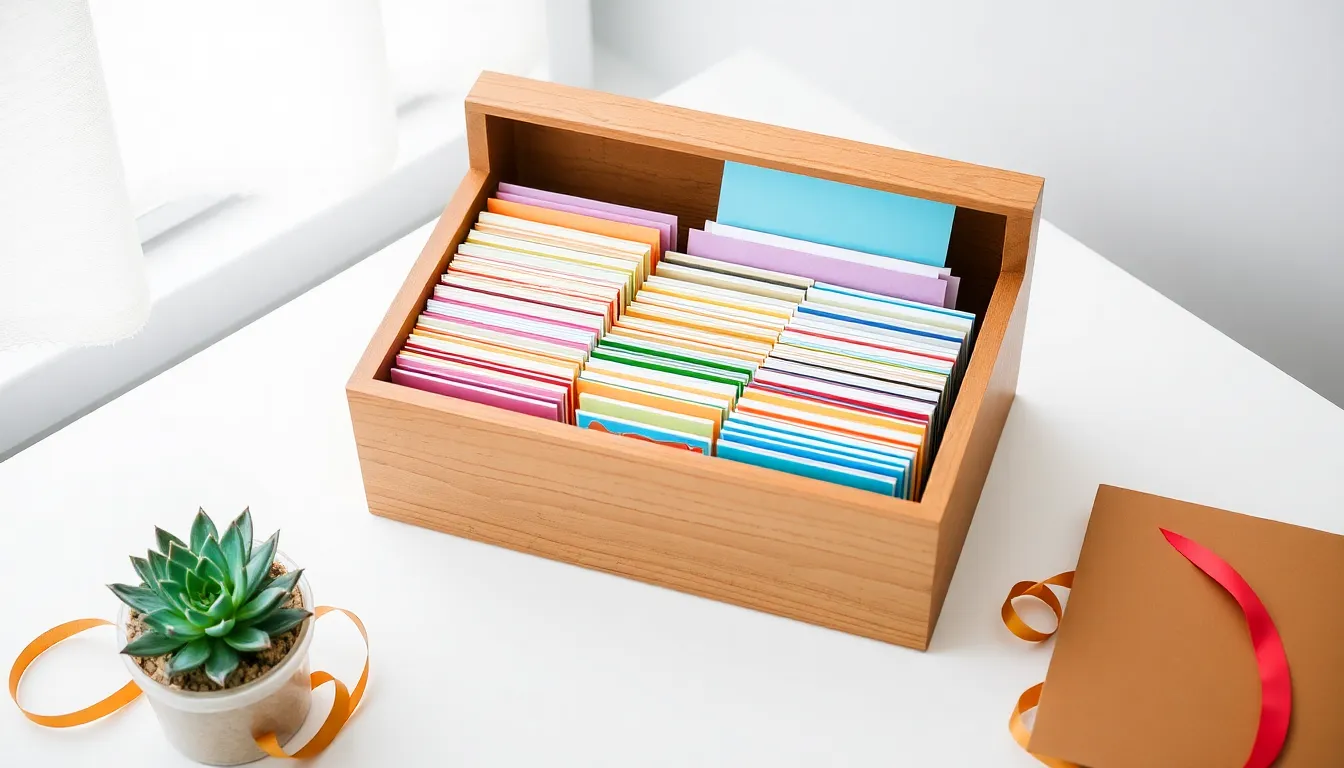 How to Organize Greeting Cards So You Always Have One Ready