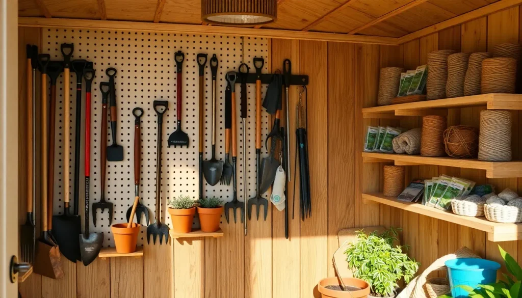 How to Organize Gardening Tools in Shed or Garage Properly